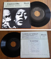 RARE French EP 45t RPM BIEM (7") LOUIS ARMSTRONG & ELLA FITZGERALD «You Won't Be Satisfied» (1957) - Jazz