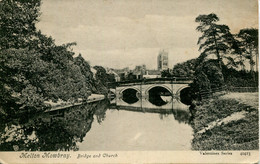 LEICS - MELTON MOWBRAY - BRIDGE AND CHURCH 1907 Le227 - Andere & Zonder Classificatie