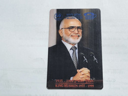 ISRAEL-KING HUSSEIN-(1935-1999)-hello Friend-(50units)(77)(tirage-50)-good Card - Jordan