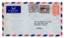 ARABIE SAOUDITE- 1971-- DHAHRAN AIRPORT  Pour NANTERRE- 92 (France)..timbres Sur Lettre ,cachet - Saoedi-Arabië
