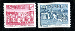 331 Sweden 1960 Scott 556/57 -m* (Offers Welcome!) - Unused Stamps