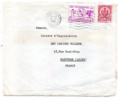LIBYE -1966 --TRIPOLI  Pour NANTERRE- 92 (France)..timbres  Sur Lettre ,  Cachet - Libye