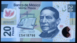 MEXICO 20 Pesos 19/06/2006 ( BENITO JUAREZ ) Series A C5418796 Pick-122b UNC - Mexique