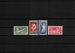 France 1924 Olympic Games Paris Complete Mint Hinged Set - Quality As On Both Pictures - Ete 1924: Paris