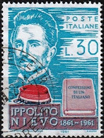 Italy 1961 - Mi 1104 - YT 849 ( Ippolito Nievo, Writer & Poet ) - Ecrivains