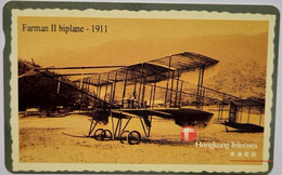 Hongkong $100  Farman II Biplane  1911 - Hongkong