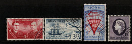 Ross Dependency SG 1-4 1957 Definitives,used - Usati