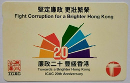 Homgkong $50 ICAC 20th Anniversary - Fight Corruption For A Better Hongkong - Hong Kong