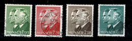 Ref 1590 - Monaco 1981 - Used Stamps SG 1499, 1507, 1509, 1519 - Oblitérés