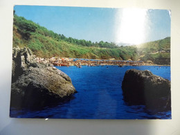 Cartolina Viaggiata "SCAURI ( LT ) Spiaggia Dei Sassolini" 1990 - Latina