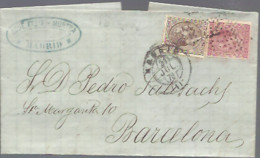 CARTA  1878   MADRID A BARCELONA - Lettres & Documents