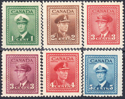 CANADA 1942, KING GEORGE VI, COMPLETE MNH SERIES In GOOD QUALITY, *** - Nuevos