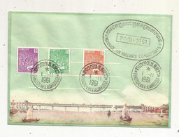 FDC, Premier Jour, R.P. CAMBODGE, 1-11-1961 , PHNON PENH,  Hommage Aux Vaillants Combattants  , 3 Timbres - Cambodge