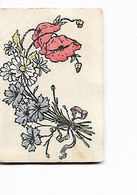 Carnet Calendrier De 1919, Bouquet Tricolore, Bleuets, Marguerites Et Coquelicots, Prod'homme St Florent Le Vieil - Klein Formaat: 1901-20