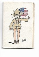 Carnet Calendrier De 1919, Fillette En Uniforme De  Soldat Américain De 14-18, N° 1 - Tamaño Pequeño : 1901-20