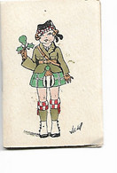 Carnet Calendrier De 1919, Fillette En Uniforme De Soldat écossais De 1914-18 - Petit Format : 1901-20