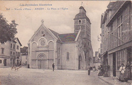 64 -- Arudy -- Vallée D'Ossau -- La Place Et L'Eglise -- Restaurant -- Commerces --- 054 - Arudy