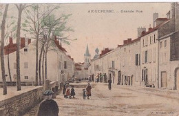 Delcampe - AIGUEPERSE             GRANDE RUE           COLORISEE - Aigueperse