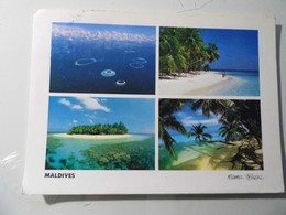 Cartolina Viaggiata "MALDIVES" Vedutine 1990 - Maldives