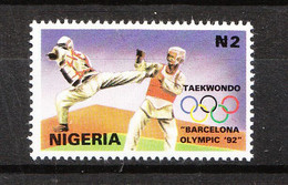 Nigeria   -   1992.  Arti Marziali. Taekwondo. MNH - Unclassified