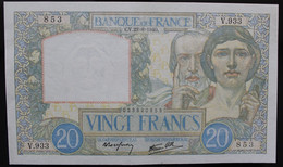 France - 20 Francs - 22-8-1940 - PICK 92a / F12.06 - SPL - 20 F 1939-1942 ''Science Et Travail''