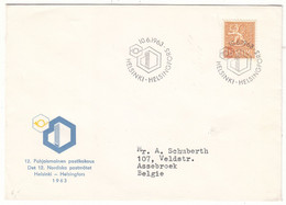 Finlande - Lettre De 1963 - Oblit Spéciale Helsinki - - Lettres & Documents