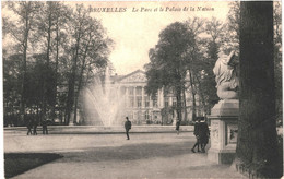 CPA Carte Postale Belgique Bruxelles Parc Et Palais De La Nation  VM62016 - Forêts, Parcs, Jardins