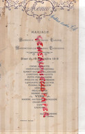 27- LES ANDELYS- MENU HOTEL PAGNIERRE- DEJEUNER DU 26 SEPTEMBRE 1911- MME BARBAY -IMPRIMERIE COULOUMA - Menükarten