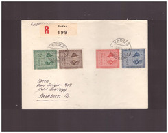 Liechtenstein -  R Lettera SCOUT  Vaduz Steckborn Svizzera 1954 - Covers & Documents