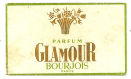 1I3 --- Carte Parfumée Glamour Bourjois - Non Classificati