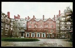 Ref 1591 - 1905 Postcard - Pump House Hotel Llandrindod Wells Duplex - Radnorshire Wales - Radnorshire