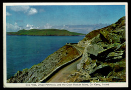 Ref 1591 - Postcard - Slea Head Dingle Peninsula & Great Blasket Island - Co. Kerry Ireland - Kerry