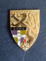 INSIGNE DU 23éme REGIMENT D'INFANTERIE . - Armée De Terre