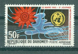 REPUBLIQUE DU DAHOMEY - P. A. N°29 Oblitéré.- 5° Journée Météorologique Mondiale. - Benin - Dahomey (1960-...)