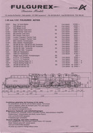 Catalogue FULGUREX 1997 Juillet - Aster Informationsblatt Preis CHF - Français