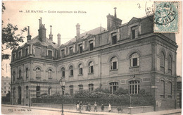 CPA Carte Postale France Le Havre Ecole Supérieur De Filles 1906  VM62036 - Graville