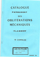 Catalogue Permanent Des Oblitérations Mécaniques Flammes Du Département 19 - France