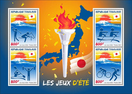 Togo  2021 Summer Games Of Tokyo. (427a) OFFICIAL ISSUE - Halterofilia