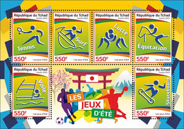 Chad  2021 Summer Games Tokyo. (437) OFFICIAL ISSUE - Summer 2020: Tokyo