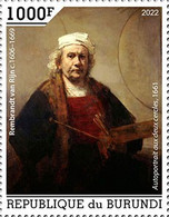 Burundi  2022 Rembrandt.  (1105a) OFFICIAL ISSUE - Rembrandt