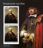 Burundi  2022 Rembrandt.  (1105b) OFFICIAL ISSUE - Rembrandt