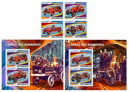 Mozambique  2021 FIRE ENGINES. (316) OFFICIAL ISSUE - Sapeurs-Pompiers