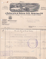 3848	148	J.SCHWERING & SÖHNE A.G. Breslau,  2 Facturen Nov. 1931/juni 1932 - ... - 1799