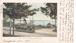 1500/ Fort Allen Park, Portland, Tram, 1905 - Portland