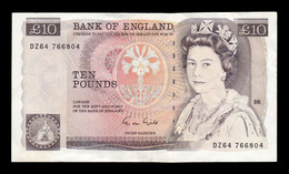 Great Britain Gran Bretaña 10 Pounds Elizabeth II ND (1988-1991) Pick 379e Mbc/+ Vf/+ - 10 Ponden