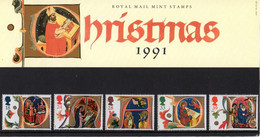 GREAT BRITAIN 1991 Christmas Presentation Pack - Presentation Packs