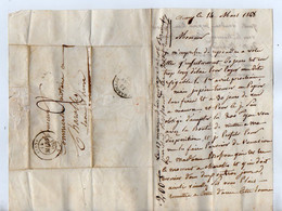 TB 3855 - 1848 - LAC - Lettre De Mr ? à CLUNY Pour Me COMMERSON Notaire Royal à CHAROLLES - 1801-1848: Voorlopers XIX