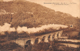 RETOURNAC (Haute-Loire) - Le Viaduc Et Le Tunnel De Changues - Passage Du Train - Retournac