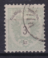 AUSTRIA 1883 - Canceled - ANK 45E - Lz 10,5 - Usados