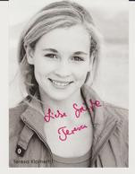 Authentic Signed Card / Autograph -  German Actress TERESA KLAMERT - Handtekening